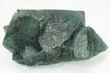 Spectacular, Blue-Green Octahedral Fluorite Cluster - China #215758-1